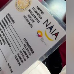 LTO suspends license of NAIA taxi driver in overcharging incident