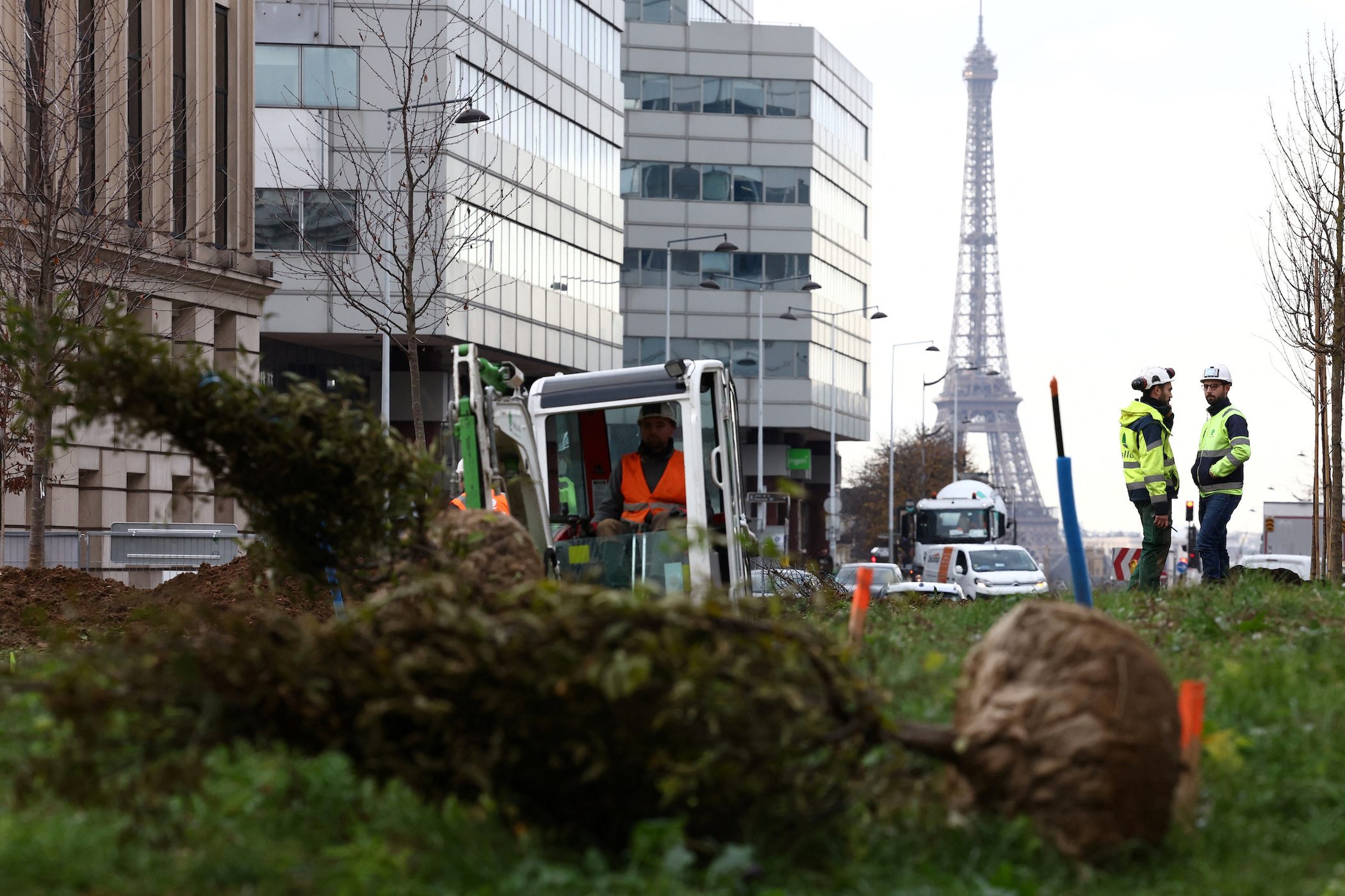 Paris to plant first ‘urban forest’ on busy roundabout in drive to build a garden city