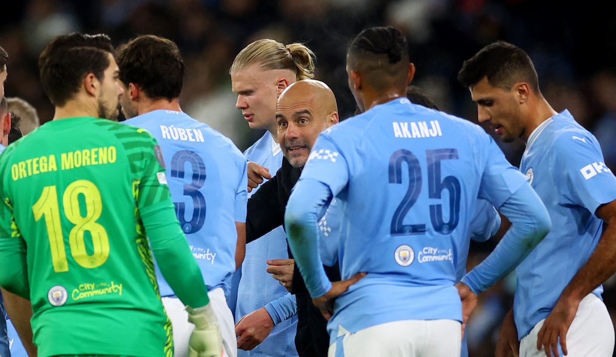 Guardiola unconcerned as Manchester City winless run goes on