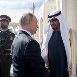 Putin, flanked by Russian fighters, jets into Middle East to meet Saudi’s MbS