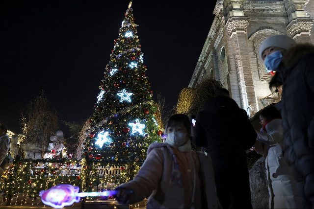 Christmas in China brings glittering decor and foreign influence concerns