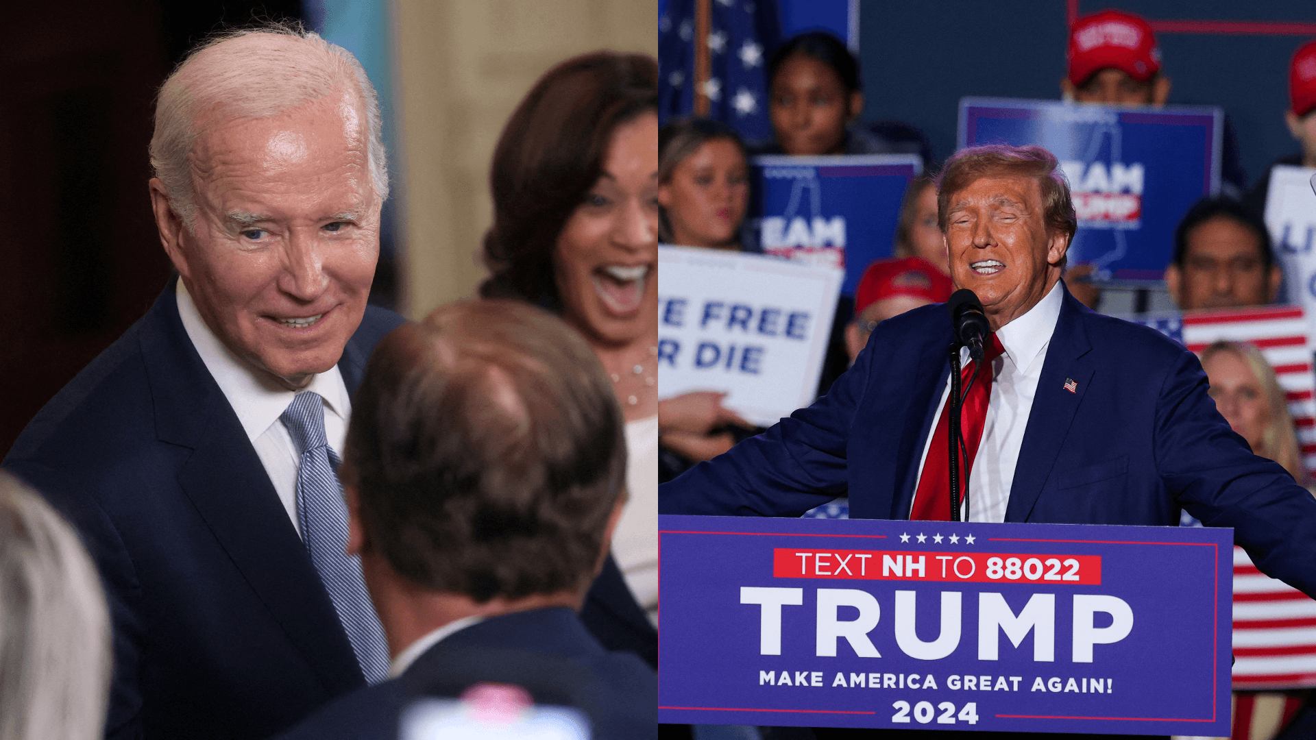 Trump, Biden trade salvos in Georgia face-off