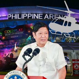 ‘Grave insult to commuters’: Marcos draws flak for chopper ride to Coldplay concert in Bulacan
