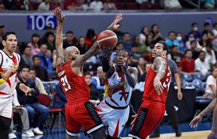 Red-hot San Miguel rolls into finals as Ginebra suffers unprecedented sweep