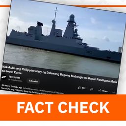 FACT CHECK: PH yet to receive corvettes from South Korea