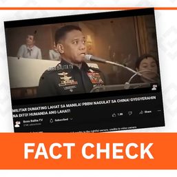 FACT CHECK: China has not declared war on PH
