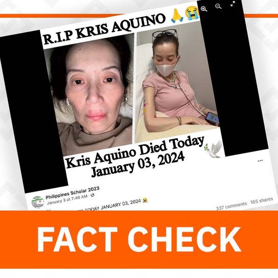 FACT CHECK: Kris Aquino is alive