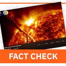 FACT CHECK: No basis for claim that solar superstorm will wipe out internet in 2024