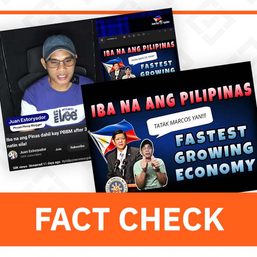 FACT CHECK: PH among fastest-growing economies even before Marcos administration