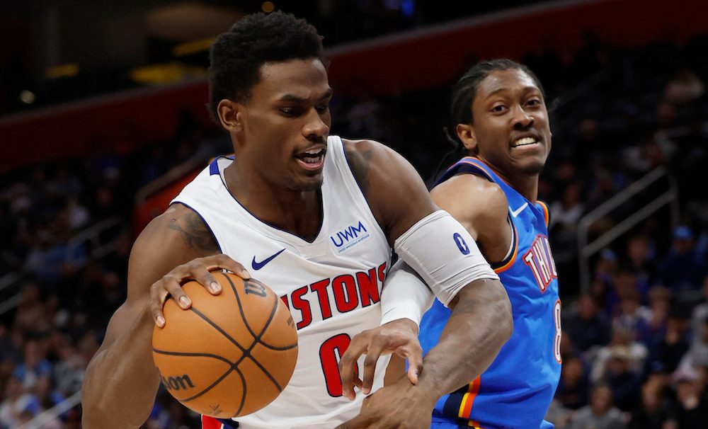 Reversal of fortune: NBA-worst Pistons stun West-leading Thunder