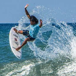 Siargao champ dominates La Union international surfing