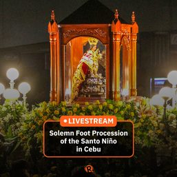 LIVESTREAM: Solemn Foot Procession of the Santo Niño in Cebu