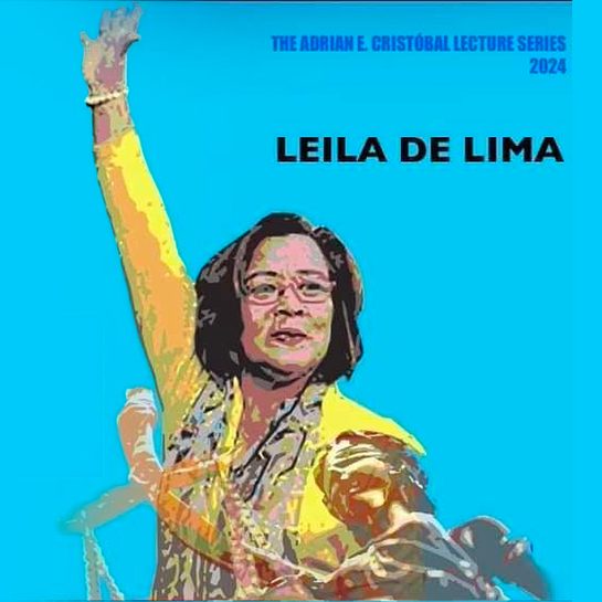 Leila de Lima delivers UMPIL’s 2024 Adrian E. Cristobal Lecture on February 20