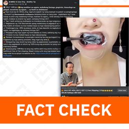 FACT CHECK: Doc Willie Ong ad for niacinamide toothpaste is fake