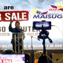 From ‘drug addict’ to ‘dignified’: Duterte softens tone toward Marcos in Cebu rally