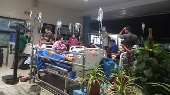 216 Agusan del Sur flood victims fall ill after taking relief aid meals