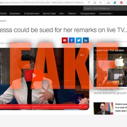 Russian scam network circulates Maria Ressa deepfake through Facebook, Microsoft’s Bing