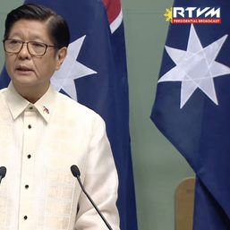 [WATCH] Bayanihan and mateship: Marcos addresses Australian parliament