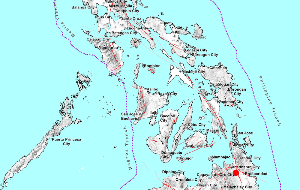 Magnitude 5.9 earthquake strikes Agusan del Sur