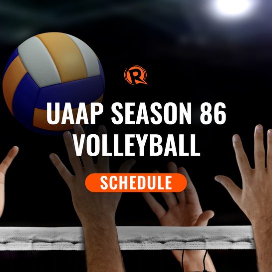GAME SCHEDULE: UAAP Season 86 volleyball