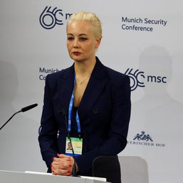 Navalny’s wife calls for Putin to be punished at global security summit