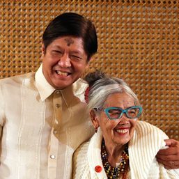 Filipino tattoo artist Whang-Od awarded the Presidential Medal of Merit