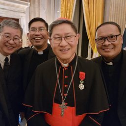 The weight of Cardinal Tagle’s new award, the highest honor from France
