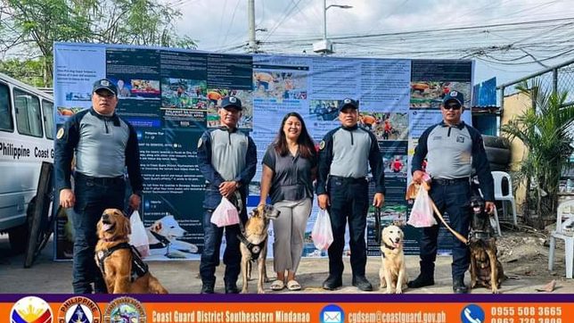 Coast Guard’s hero canines awarded for finding landslide survivors, cadavers 