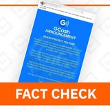 FACT CHECK: GCash ‘advisory’ on Money Protect as refund feature is fake