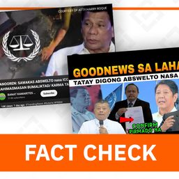 FACT CHECK: No ICC ruling acquitting Duterte in drug war killings