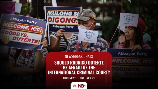 Newsbreak Chats: Should Rodrigo Duterte be afraid of the Int’l Criminal Court?