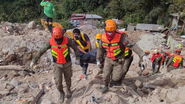 Search operations end in landslide-devastated Davao de Oro village