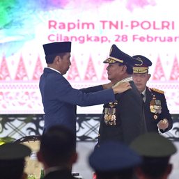 Indonesia awards presumed next president Prabowo rank of 4-star general