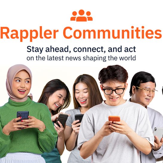 Be part of important conversations on Rappler Communities: May 2024
