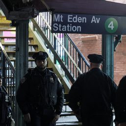 New York police seek 3 men for deadly shooting after subway brawl