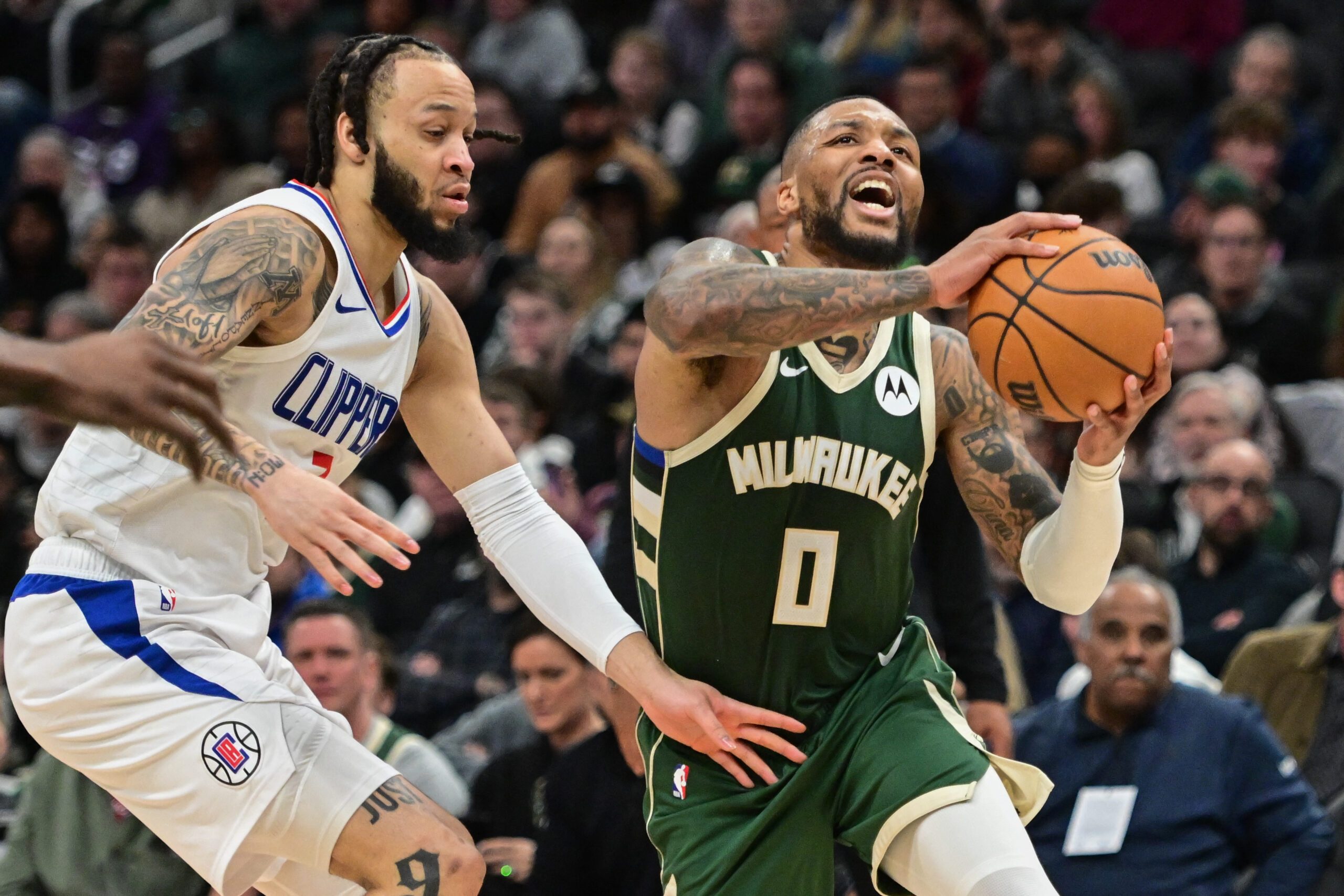 No Giannis, no problem: Damian Lillard drops 41 in Bucks’ outgunning of Clippers