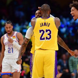 On-point Lakers pummel OKC, end Thunder’s brief stay atop NBA West