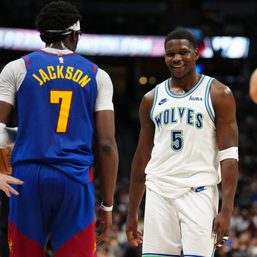 Statement game: Timberwolves wallop champion Nuggets to seize No. 1 tie