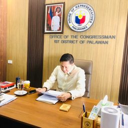 Palawan congressman Egay Salvame dies at 61