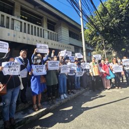 Activists cheer as Baguio court resumes hearing on anti-terrorist label petition