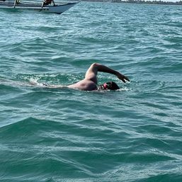 ‘Pinoy Aquaman’ sets record with Olotayan Island-Roxas swim