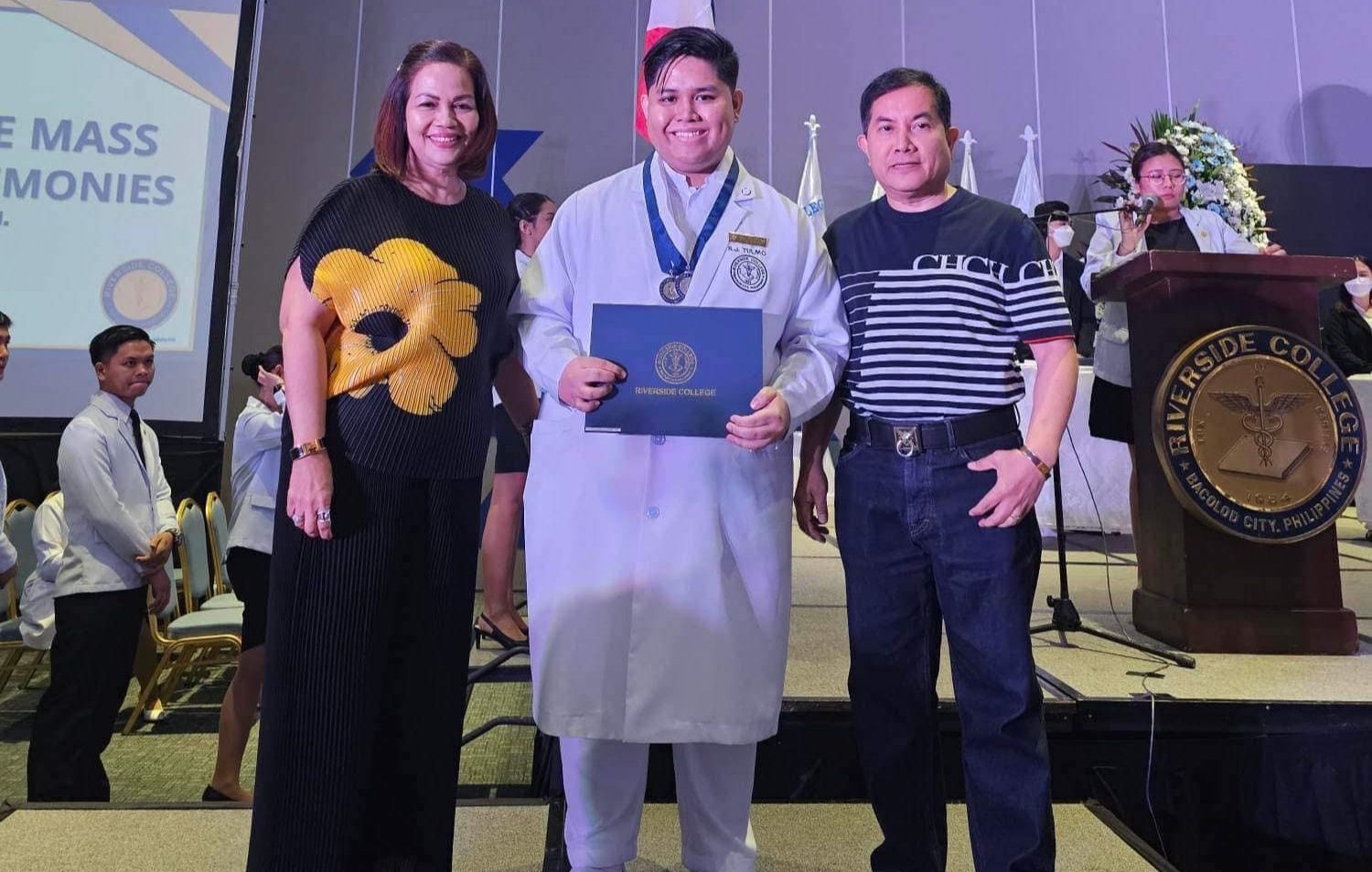 Like father, like son: Bacolod student tops same medtech exam his father aced 39 years ago
