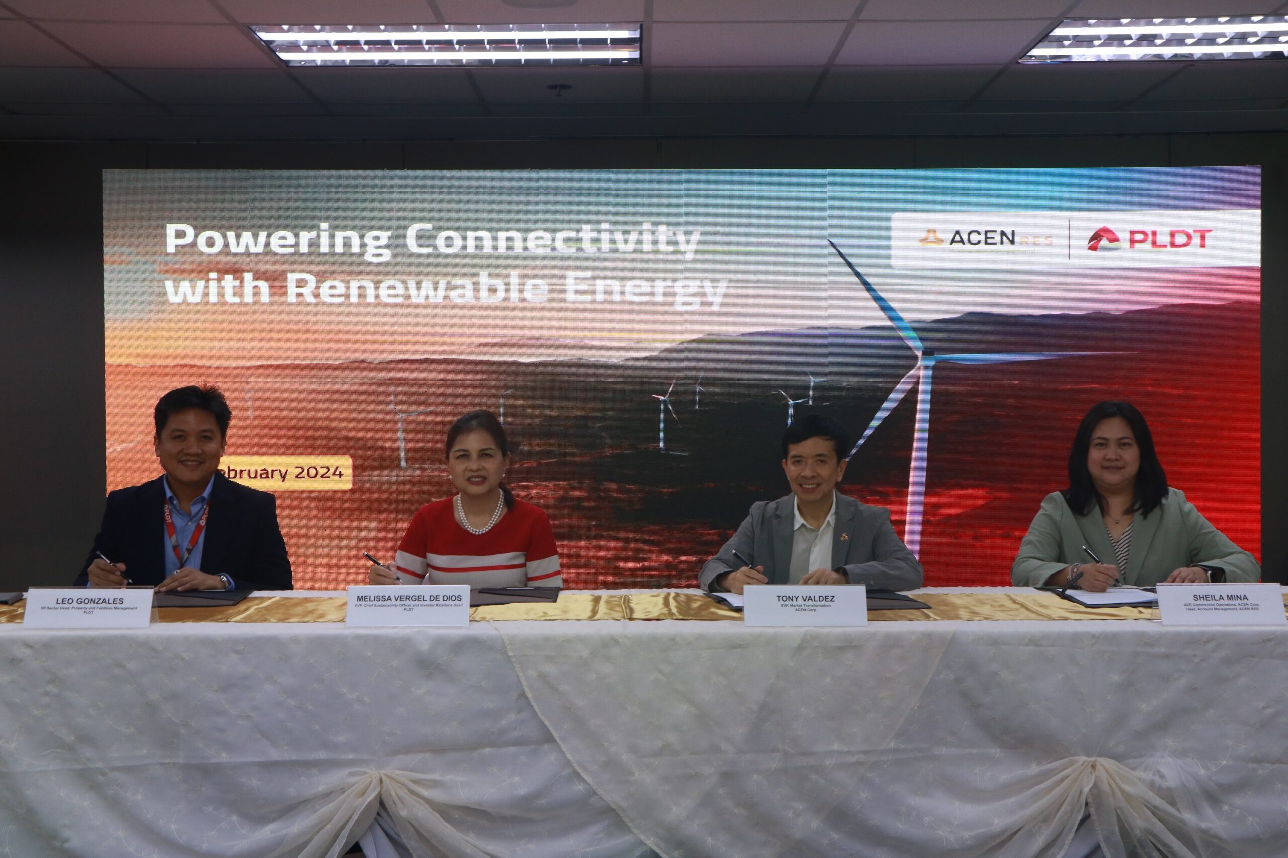 PLDT taps ACEN for renewable energy switch