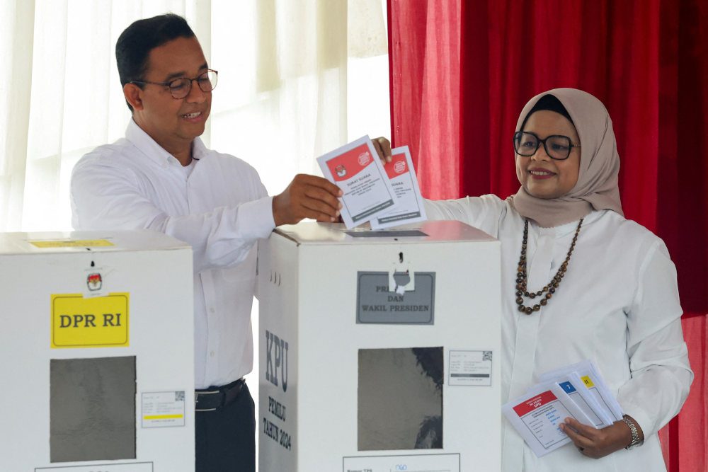 Indonesia presidential candidate Anies seeks election rerun as losers decry ‘meddling’