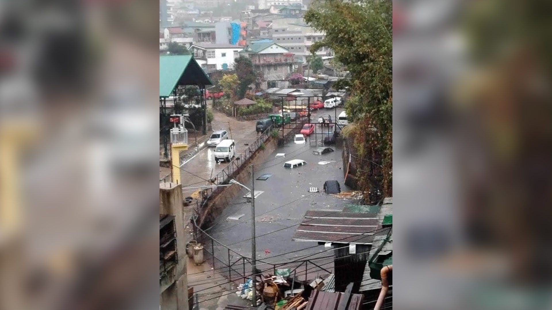 Baguio village flooded after downpour, no thanks to plastic waste