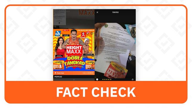 FACT CHECK: Height Maxx Nutri-C Tall is not FDA approved