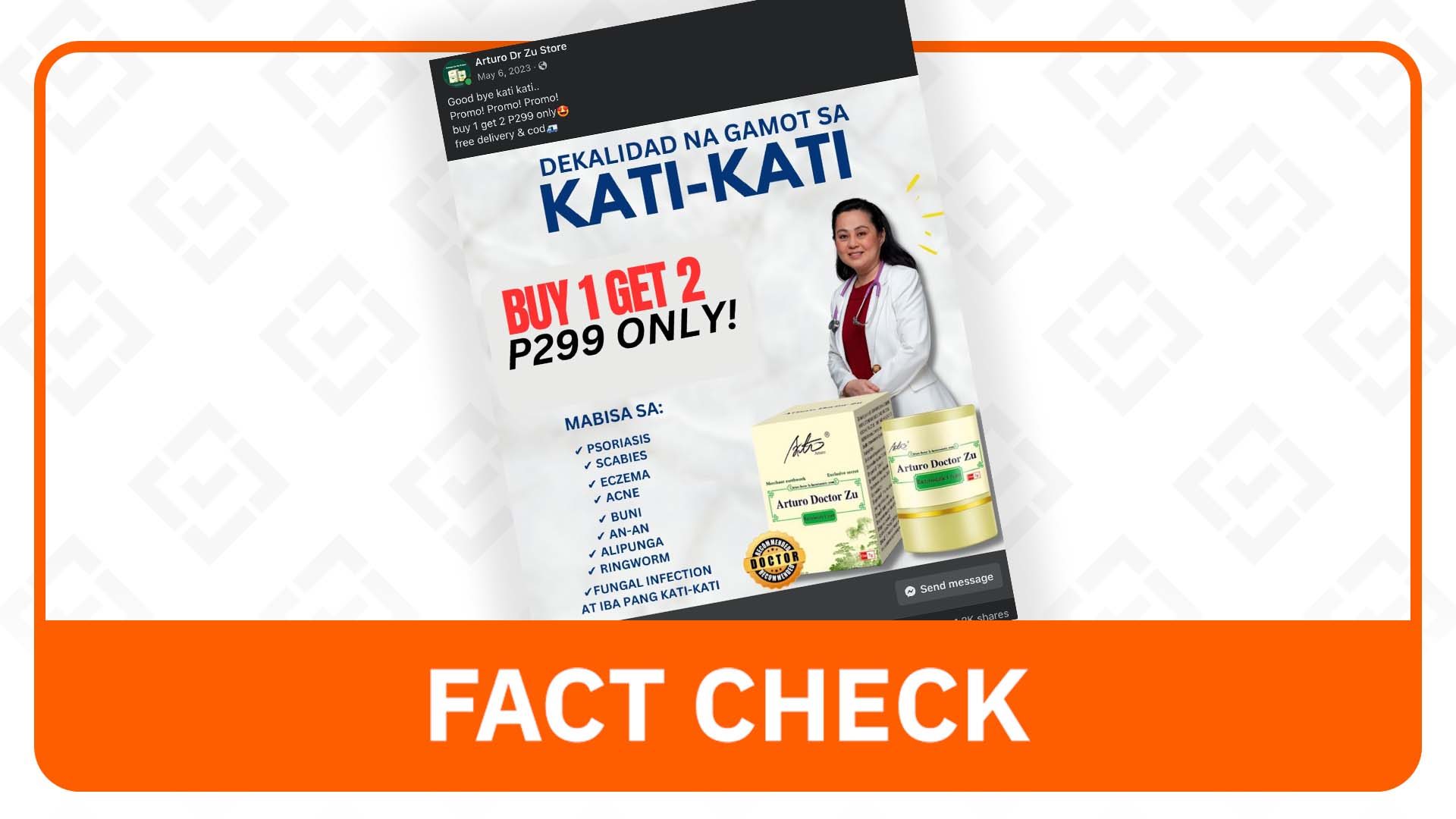 FACT CHECK: Unregistered anti-itch not endorsed by Doc Liza Ong