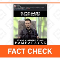 FACT CHECK: Billy Crawford interview used in weight loss ad is AI-edited