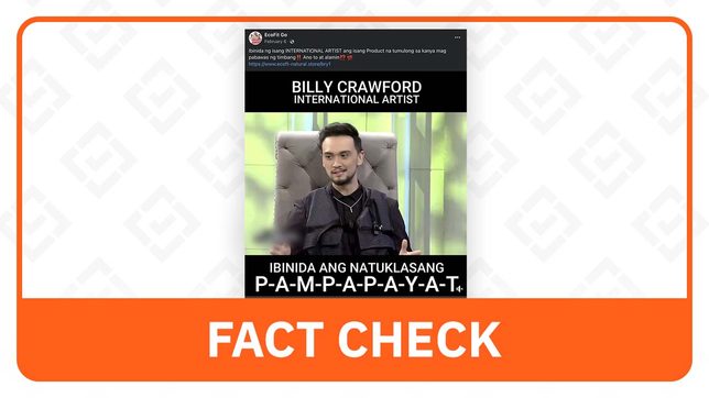 FACT CHECK: Billy Crawford interview used in weight loss ad is AI-edited