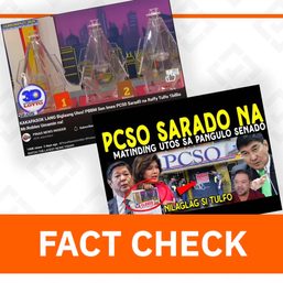FACT CHECK: No Marcos order to shut down PCSO